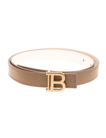 Cintura B-Belt In Pelle Liscia Kaki 2 cm Donna