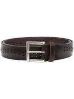 Cintura Bull Soft In Cuoio 3, 5 CM Testa Di Moro