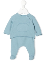 Completo Baby Due Pezzi In Pile Azzurro