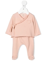 Completo Baby Due Pezzi In Pile Rosa