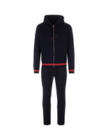Completo Sportivo Blu Navy e Rosso Uomo