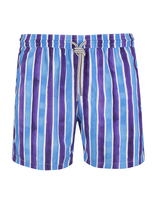 Costume da Bagno A Righe Blu e Viola