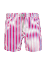 Costume da Bagno A Righe Sottili Rosa e Viola