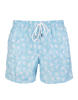 Costume da Bagno Celeste Con Stampa Marina