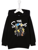 Felpa Kids Con Cappuccio Nera Con Motivo The Simpsons TM & © 20th Television