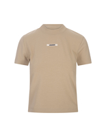 Le T-Shirt Gros Grain In Beige