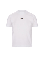 Le T-Shirt Gros Grain In White