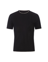 Le T-Shirt Tricot In Black
