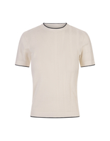 Le T-Shirt Tricot In Off-White