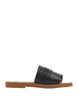 Sabot Piatto Woody Nero Donna