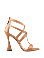 Sandali Intrecciati Cuoio