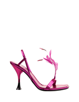 Sandalo Kimi In Pelle Metallizzata Fucsia