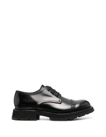 Scarpa Derby In Pelle Nera Uomo