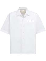 camicia bowling uomo bianca in cotone