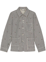 giacca denim kenzo pixel uomo multi in cotton