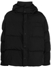 giacca le doudoune uomo nera in poliammide