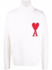 maglione ami de coeur unisex bianco in lana