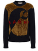 maglione in lana marni x carhartt uomo nero in seta e lana