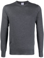 maglione in lana rasata uomo grigio