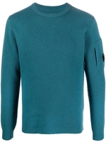 maglione lambswol plain man blue in wool