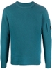 maglione lambswol plain man blue in wool