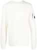 maglione lambswol plain uomo bianco in lana