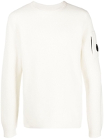 maglione lambswol plain uomo bianco in lana