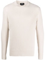 maglione pull armel uomo bianco in cotone