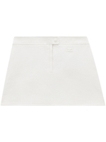 mini gonna vinyl donna bianca in cotone