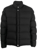piumino collo alto uomo nero