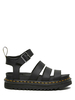 sandali blaire brando unisex neri in pelle