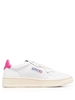 sneakers aulw ll42 donna bianche in pelle