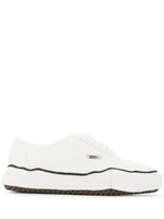 sneakers baker og sole lowcut uomo bianca in cotone