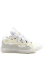 sneakers crub uomo beige in pelle