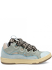 sneakers curb uomo azzurre in pelle