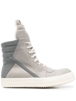 sneakers geobasket uomo grigie in pelle