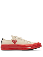 sneakers play unisex bianche in tessuto