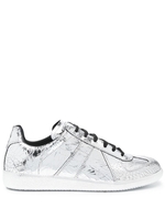sneakers replica uomo argento in pelle