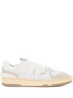 sneakers tennis low top uomo bianche in pelle
