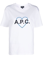 t-shirt amore donna bianca in cotone