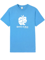 t-shirt apple unisex azzurra in cotone