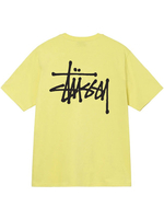 t-shirt basic uomo gialla in cotone