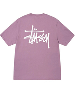 t-shirt basic uomo lilla in cotone