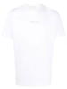t-shirt sphere logo uomo bianca in cotone