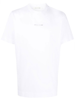 t-shirt sphere logo uomo bianca in cotone