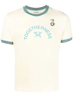 t-shirt togetherness unisex bianca in cotone