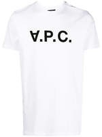 t-shirt vpc blanc h uomo bianca in cotone