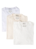 tripack t-shirt uomo multicolore in cotone
