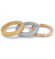 Set di Anelli Calvin Klein Contemporary Playful Repetition donna 35000027