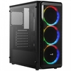 Aerocool case mid tower si-5200 argb front&side window,  3x12cm argb fans 14 Componenti Informatica